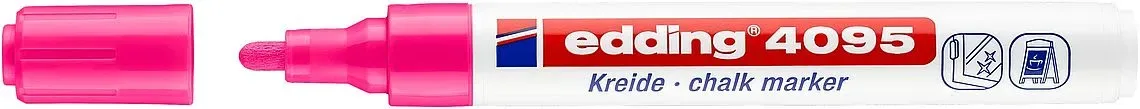 Marcador de tiza edding 4095 Rosado Fluor1