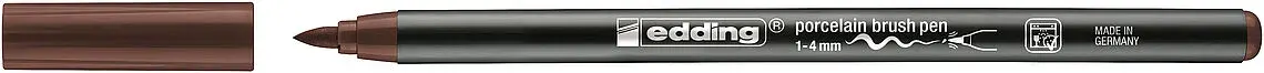 Marcador Porcelana Edding E-4200 Café1