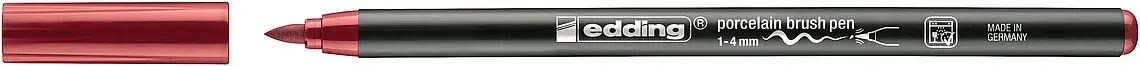 Marcador Porcelana Edding E-4200 Carmín1