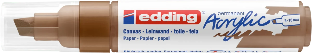Marcador Acrílico trazo grueso Edding e-5000 Avellana1