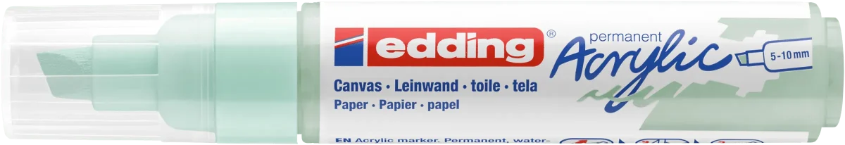 Marcador Acrílico trazo grueso Edding e-5000 Menta1