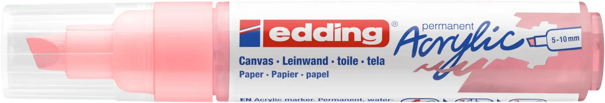 Marcador Acrílico trazo grueso Edding e-5000 Malva1