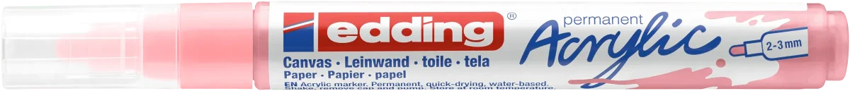 Marcador Acrílico trazo medio Edding e-5100 Malva1