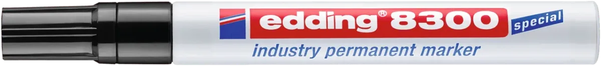 Marcador permanente industrial edding 8300 Negro1