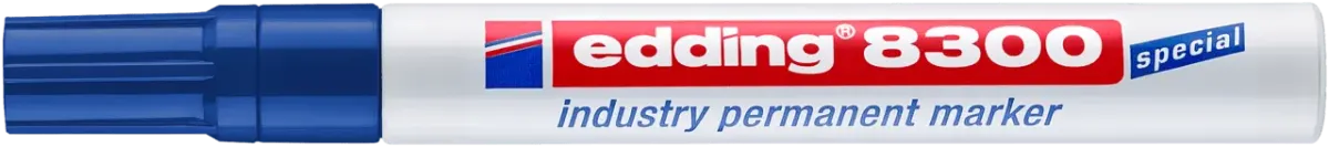 Marcador permanente industrial edding 8300 Azul1