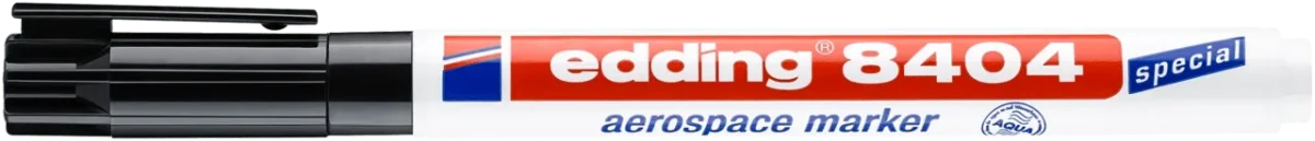Marcador aeroespacial Edding e-8404 negro1