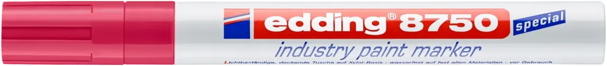 Marcador óleo Industrial Edding E-8750 rojo1