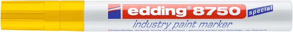 Marcador óleo Industrial Edding E-8750 amarillo1