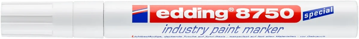 Marcador óleo Industrial Edding E-8750 blanco1
