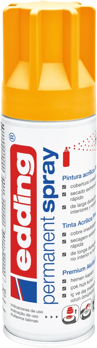 Spray permanente de pintura acrílica de alta gama Edding E-5200 Sol Mate1