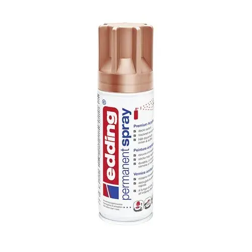 Spray permanente de pintura acrílica de alta gama Edding E-5200 Cobre Brillante1