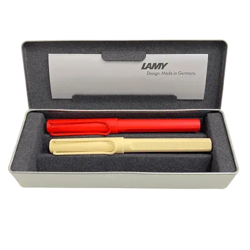 Set Lamy Roller Cream + Roller Strawberry1