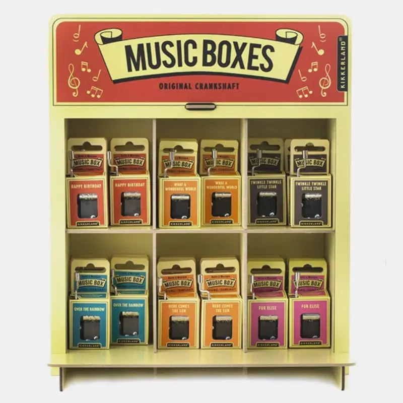 Kik Exhibidor48 Cajas Musicales Beatles1