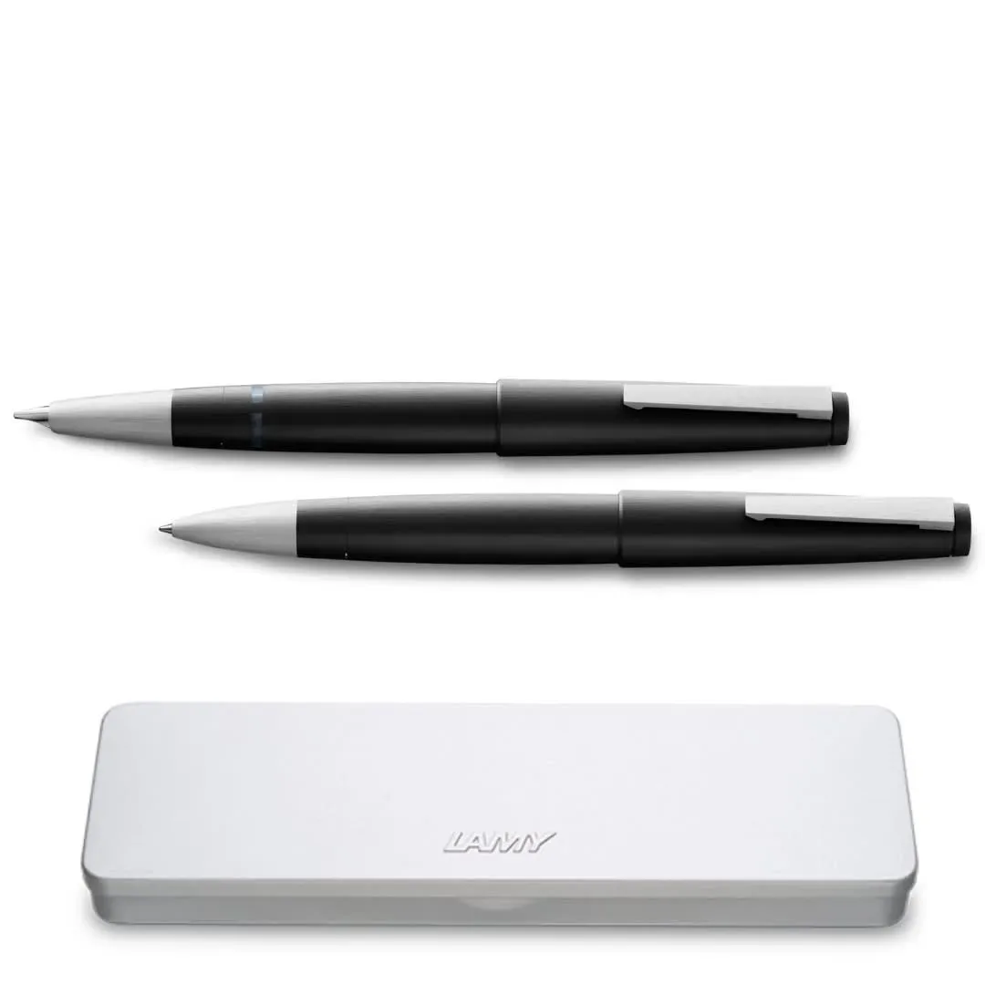 Set Marca Lamy Pluma Extra Fina + Rollerball, Modelo 20001