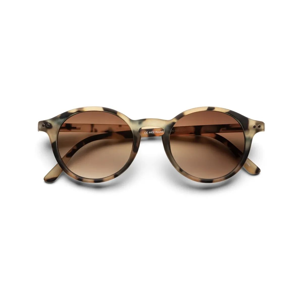 B+D Round SUN - MATT SANDY TORTOISE1
