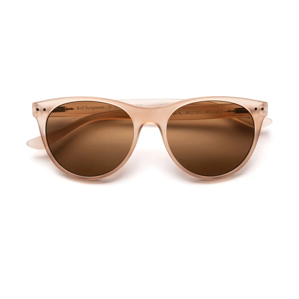 B+D Cat Eye SUN XL - MATT-NUDE1