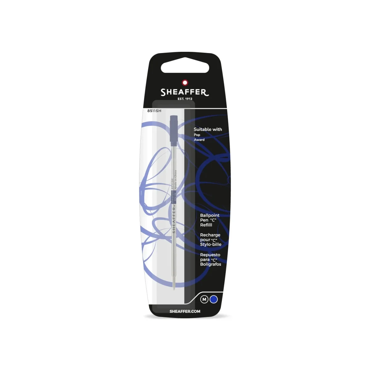 Repuesto Sheaffer bolígrafo azul para Award y Defini1