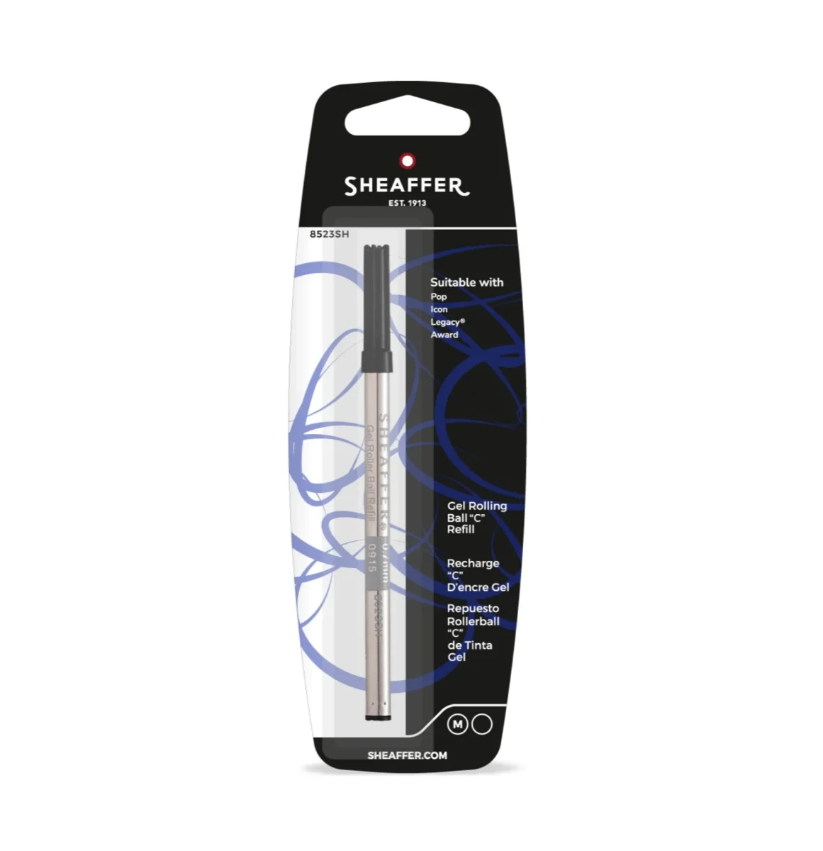 Repuesto Sheaffer Para Rollerball Negro Award1