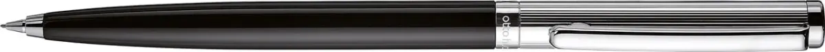 Portaminas Otto Hutt D01 Guilloche Negro Lacado Capuchón1