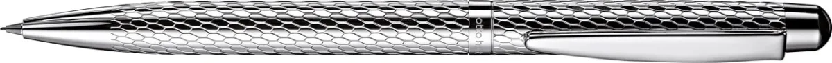 Portaminas Otto Hutt D02 Plata 925 Guilloche de panal1