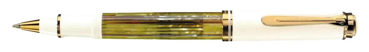 Roller Pelikan R400 Souveran White Tortoise1