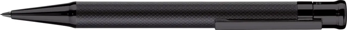 Portaminas Otto Hutt D04 Negro Lacado Mate Guilloche1