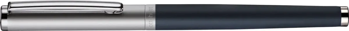 Rollerball Otto Hutt D01Azul Lacado Capuchón Rutenio1