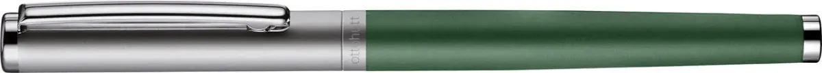 Rollerball Otto Hutt D01 Verde Lacado Capuchón Rutenio1
