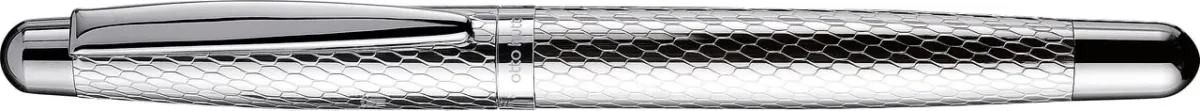 Rollerball Otto Hutt D02 Plata 925 Guilloche Plata1