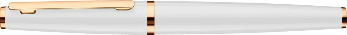 Pluma Fuente Otto Hutt D06 F Blanco Acabado Brillante1