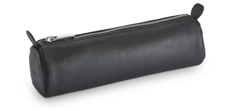 A404 Estuche Redondo LAMY De Cuero Para 2 Unidades (LA)1