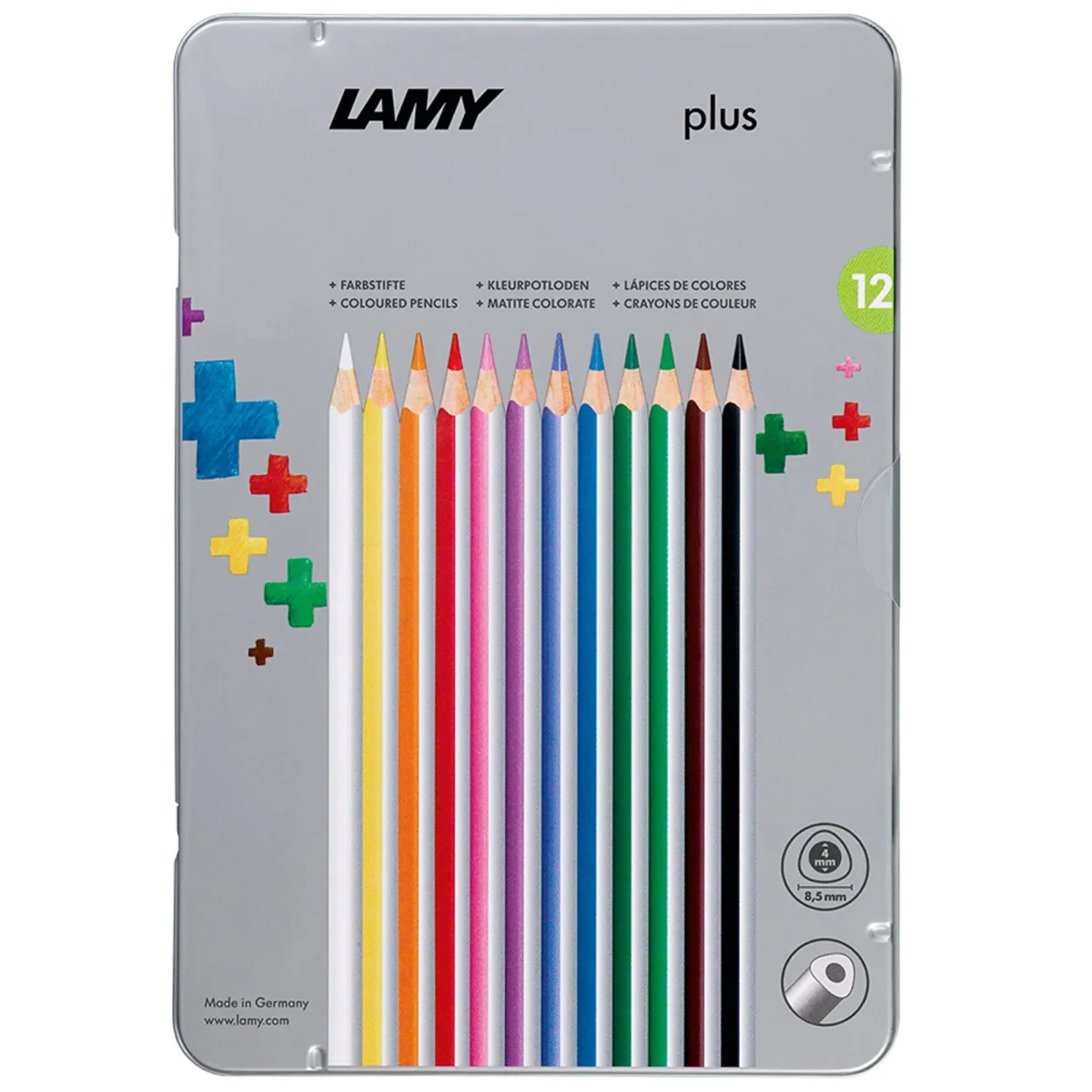 Lápices Lamy Plus Color caja de metal 12pc (LA)1