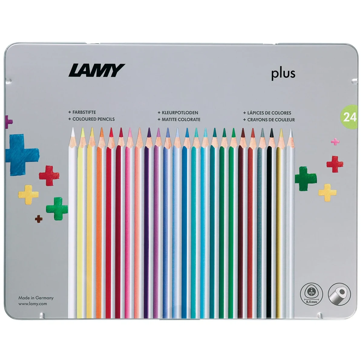 Lápices de colores Lamy Plus Color Caja De Metal 24 Pc1