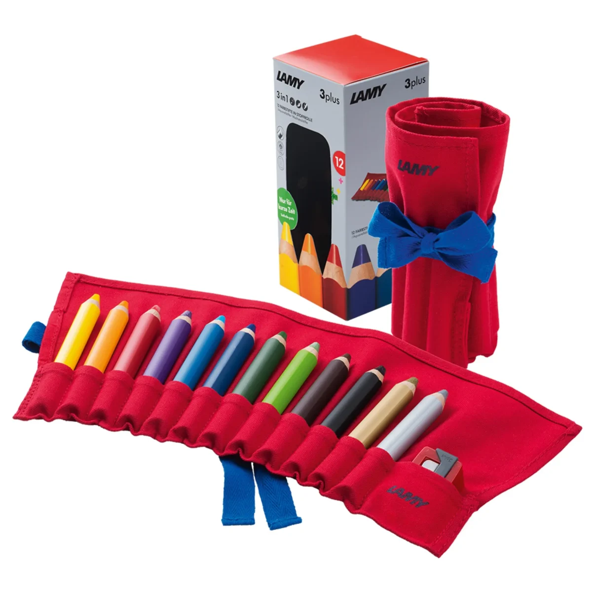Lápices Lamy de colores 3plus 12pc + saca punta (LA)1
