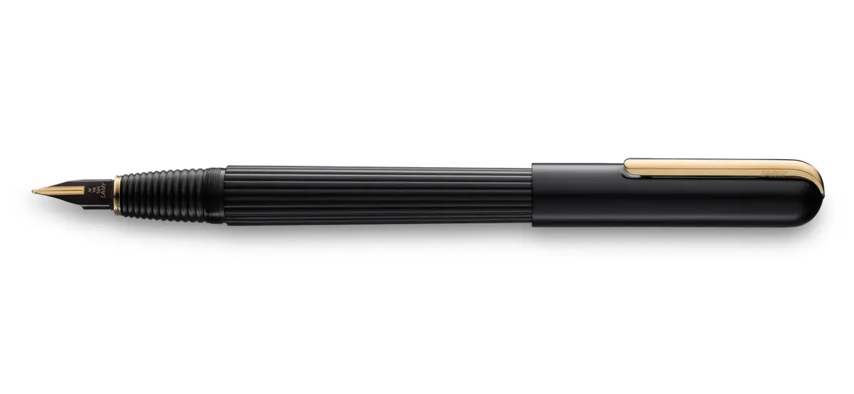 Pluma Lamy Imporium Black gold1