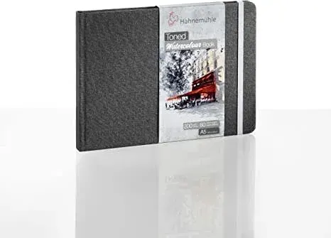 Libreta Acuarela Hahnemühle Toned Grey 200gr 30Hjs Tamaño A51