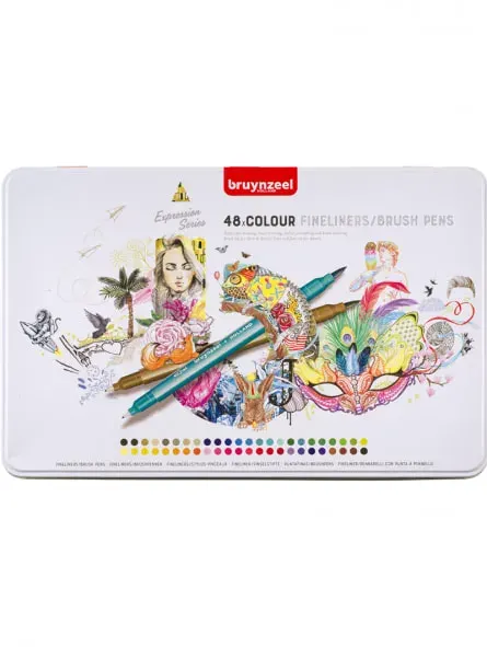 BRUYNZEEL SET 36 LÁPICES DE COLORES ACUARELABLES1
