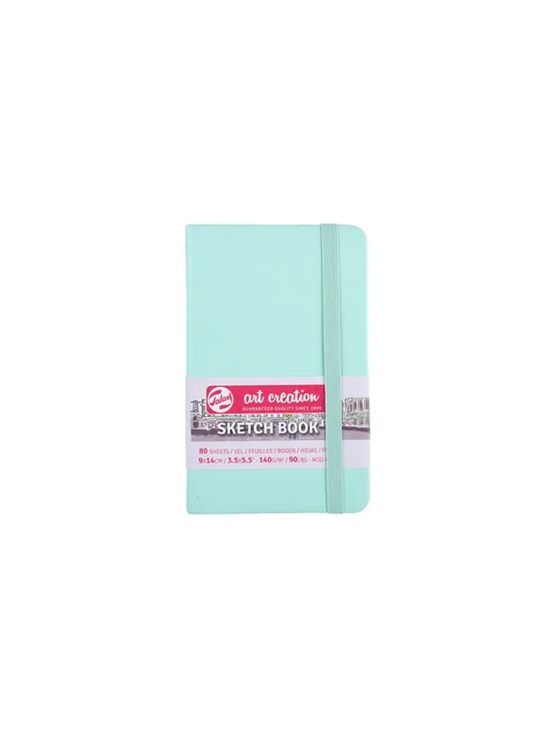 Libreta Sketchbook Menta Fresca 9x14cm Art Creation1