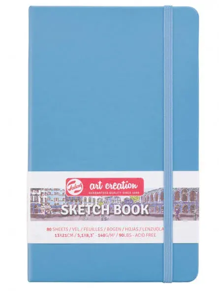 Libreta Sketchbook Color Azul 13x21cm Art Creation1