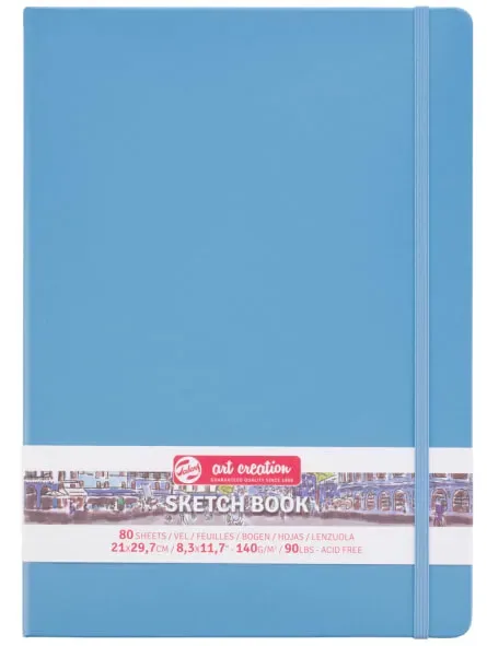 Libreta Sketchbook Color Azul 21x29.7cm Art Creation1