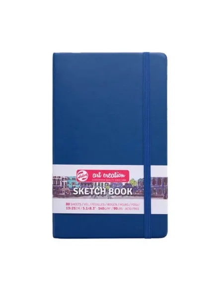 Libreta Sketchbook Color Azul Marino 13x21cm Art Creation1