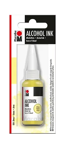 Marabu Tinta permanente base Alcohol, lemon 020, 20 ml1