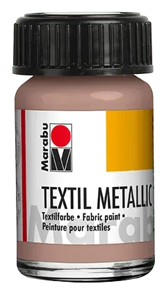 Marabu Textil metalizado, Oro rosa 734, 15 ml1