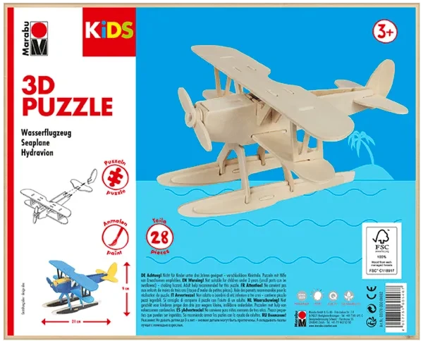 Marabu KiDS Puzzle 3D - Hydroplane1