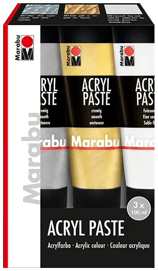 Marabu Pintura Acrylic metalizados 3u. x 100 ml1