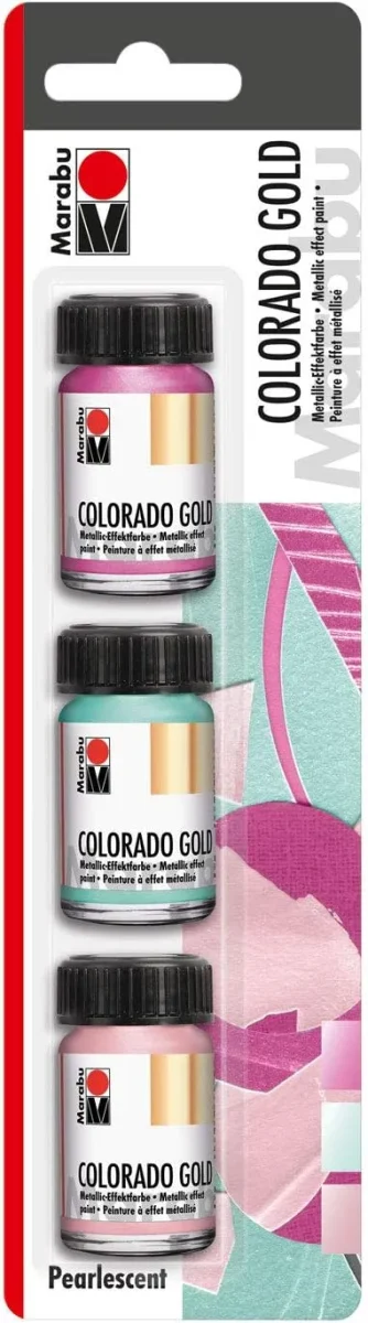 Marabu COLORADO GOLD set Perlado, 3u. x 15 ml (MARA)1