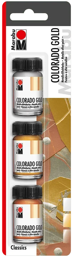 Marabu COLORADO GOLD set clásico, 3u. x 15 ml1