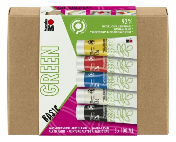 Marabu ECO Pintura Set 5u. x100 ml1