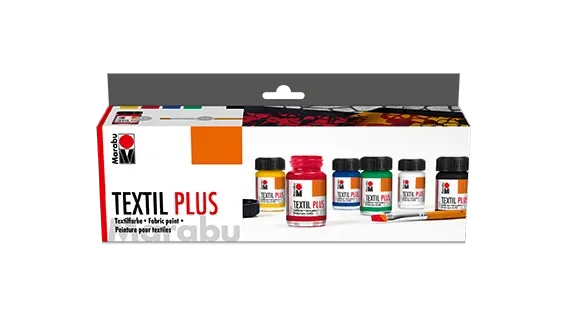 Marabu Textil Plus Set 6u. x 15 ml1