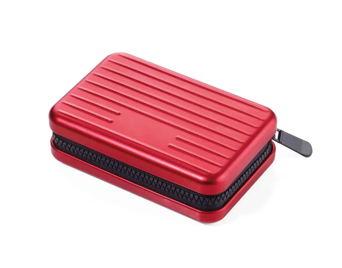 Estuche para tarjetas de crédito TROIKA KARTENKOFFER rojo1